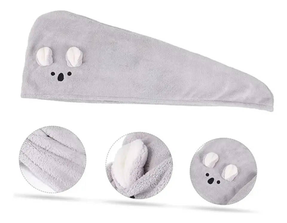Toalla De Microfibra Para Cabello Super Absorbente 2