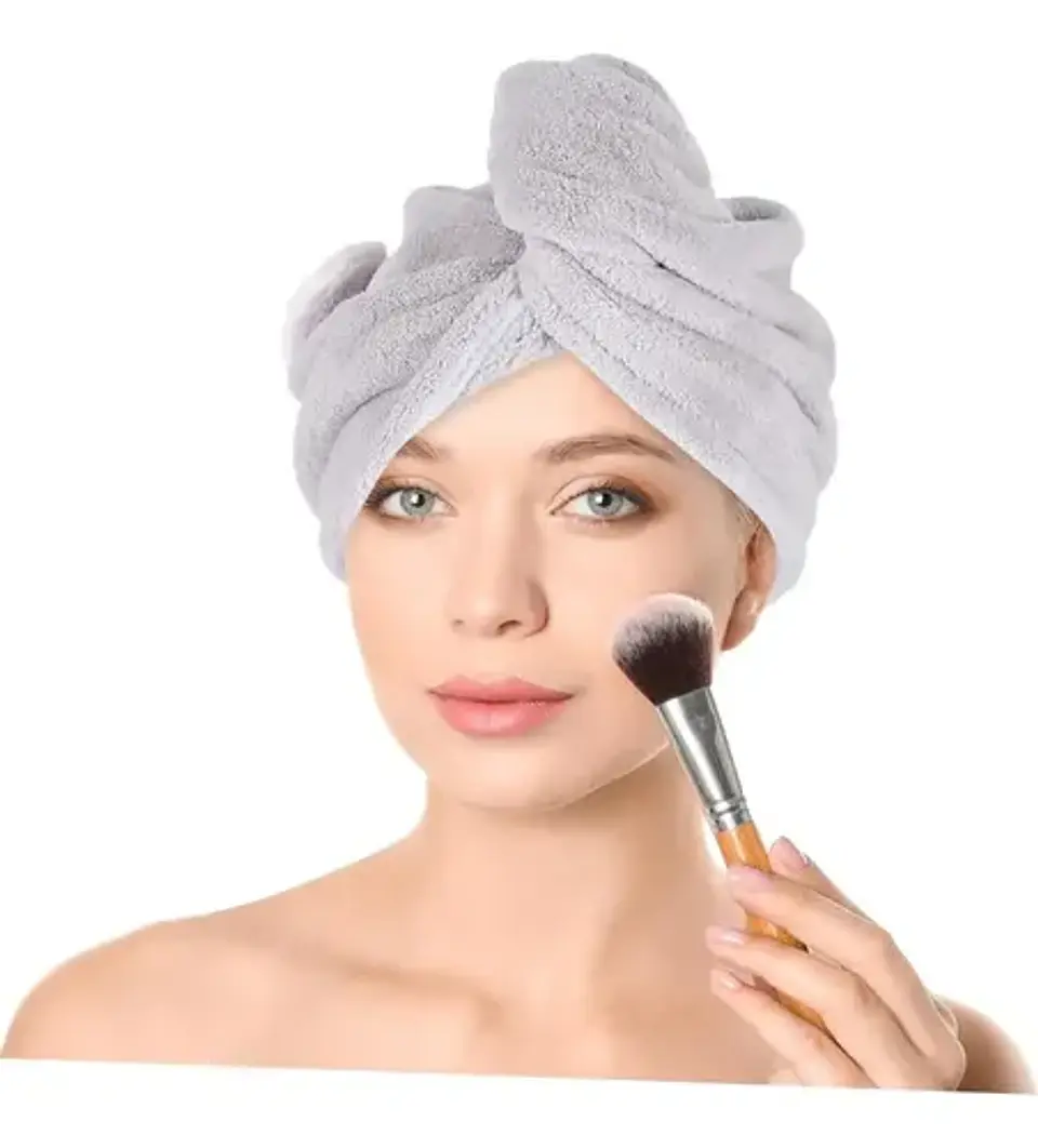Toalla De Microfibra Para Cabello Super Absorbente 3