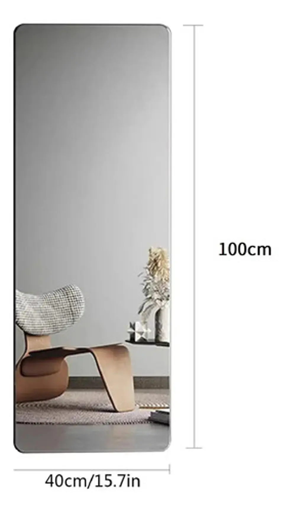 Adhesivo Acrílico Autoadhesivo Para Pared Espejo 3