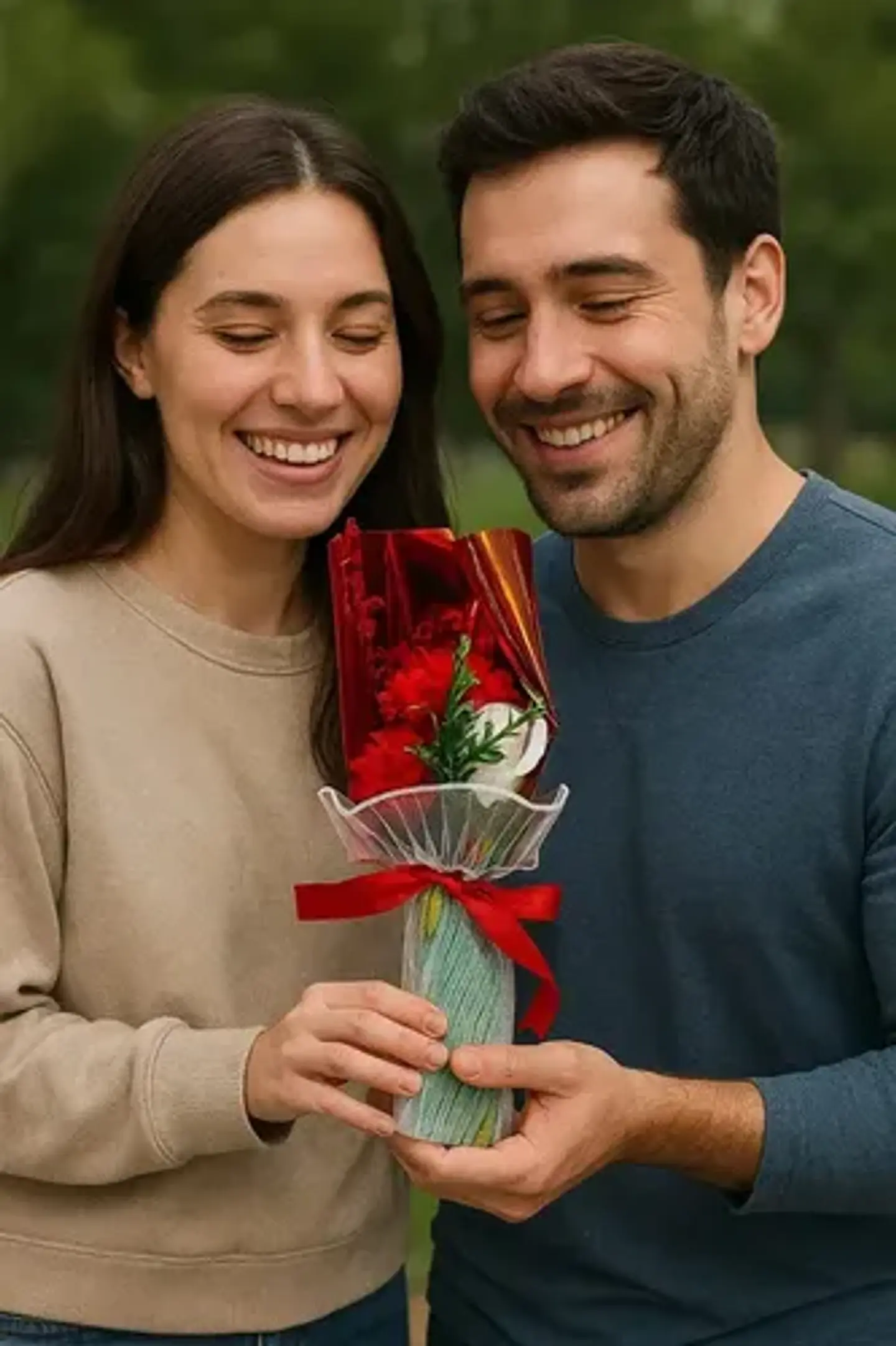 Rosas Eternas De Regalo, Flores De Jabon 25cm 2