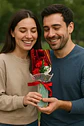 Rosas Eternas De Regalo, Flores De Jabon 25cm - Miniatura 2