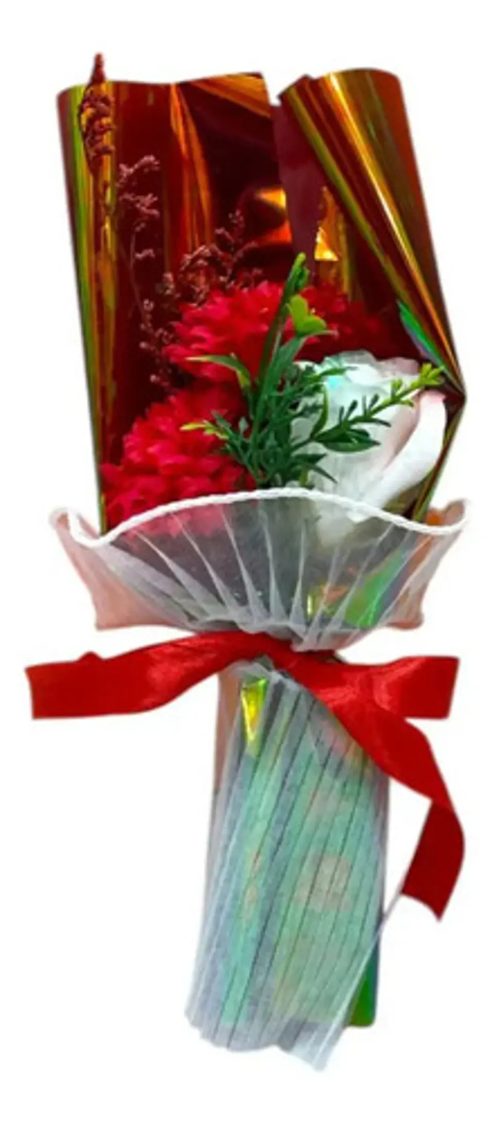 Rosas Eternas De Regalo, Flores De Jabon 25cm 3