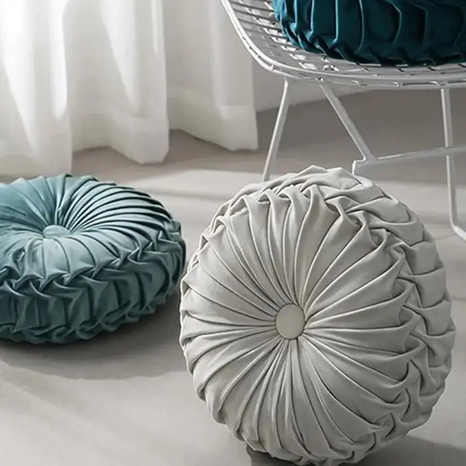 Cojín Redondo Velvet 38 Cm Decorativo 1 Unidad 4