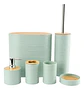 Set De Accesorios De Baño 6 Piezas De Bambu - Miniatura 1