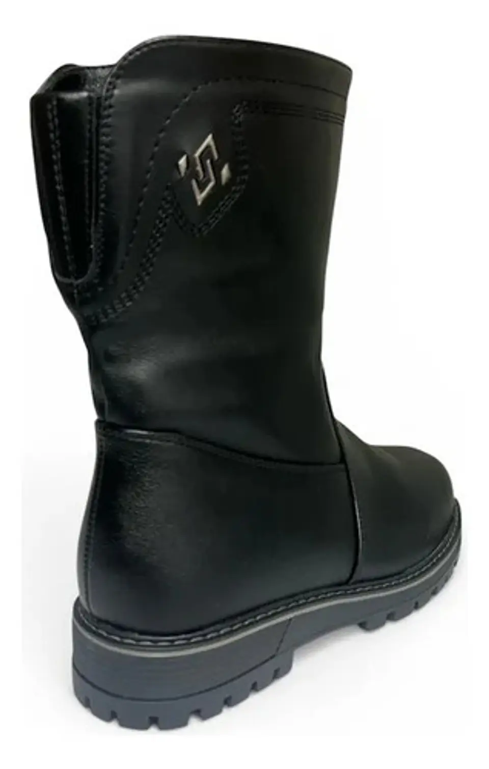 Bota Mujer Negra Invierno  Ecocuero 3