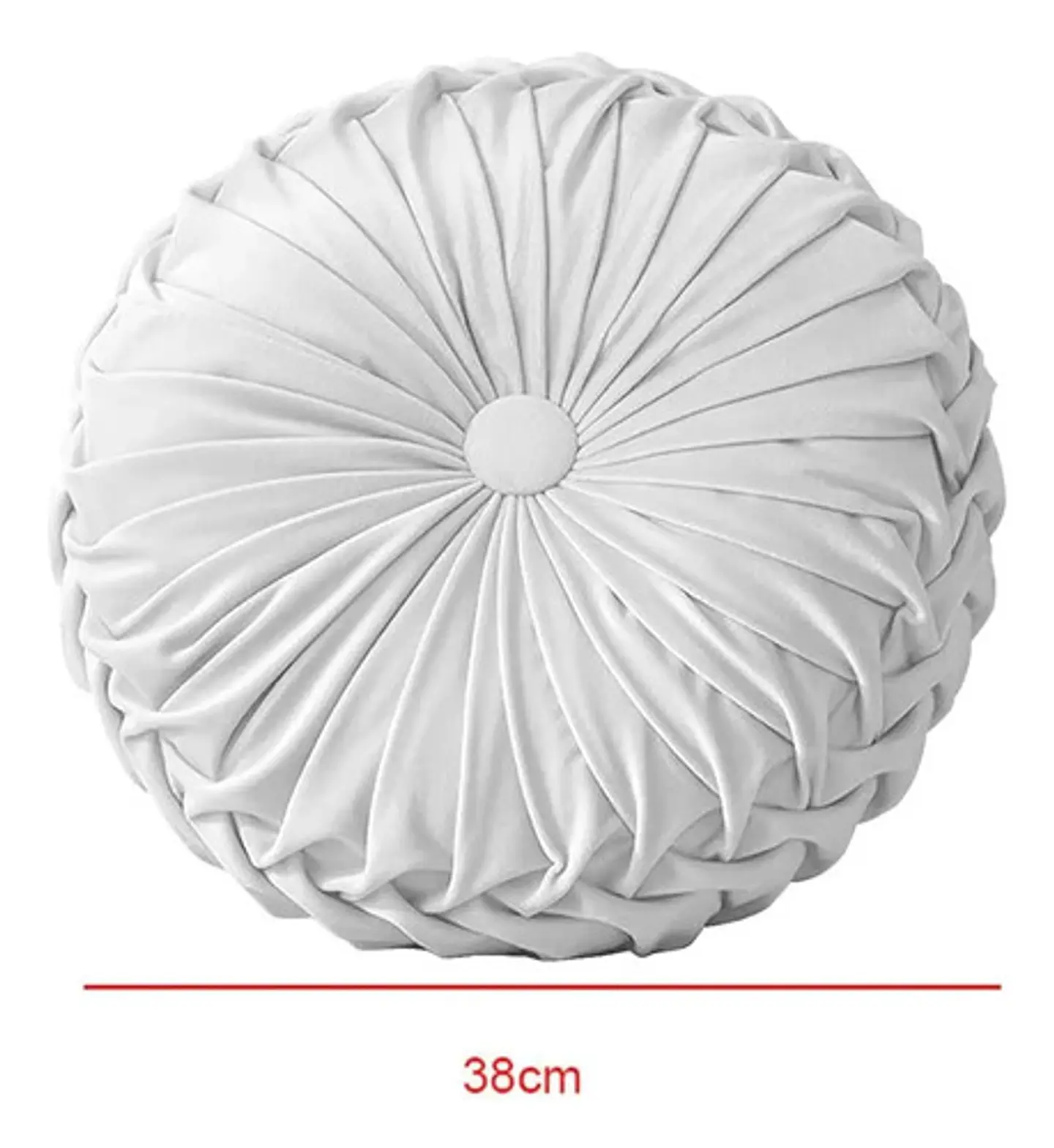 Cojín Redondo Velvet 38 Cm Decorativo 2 Unidades 3