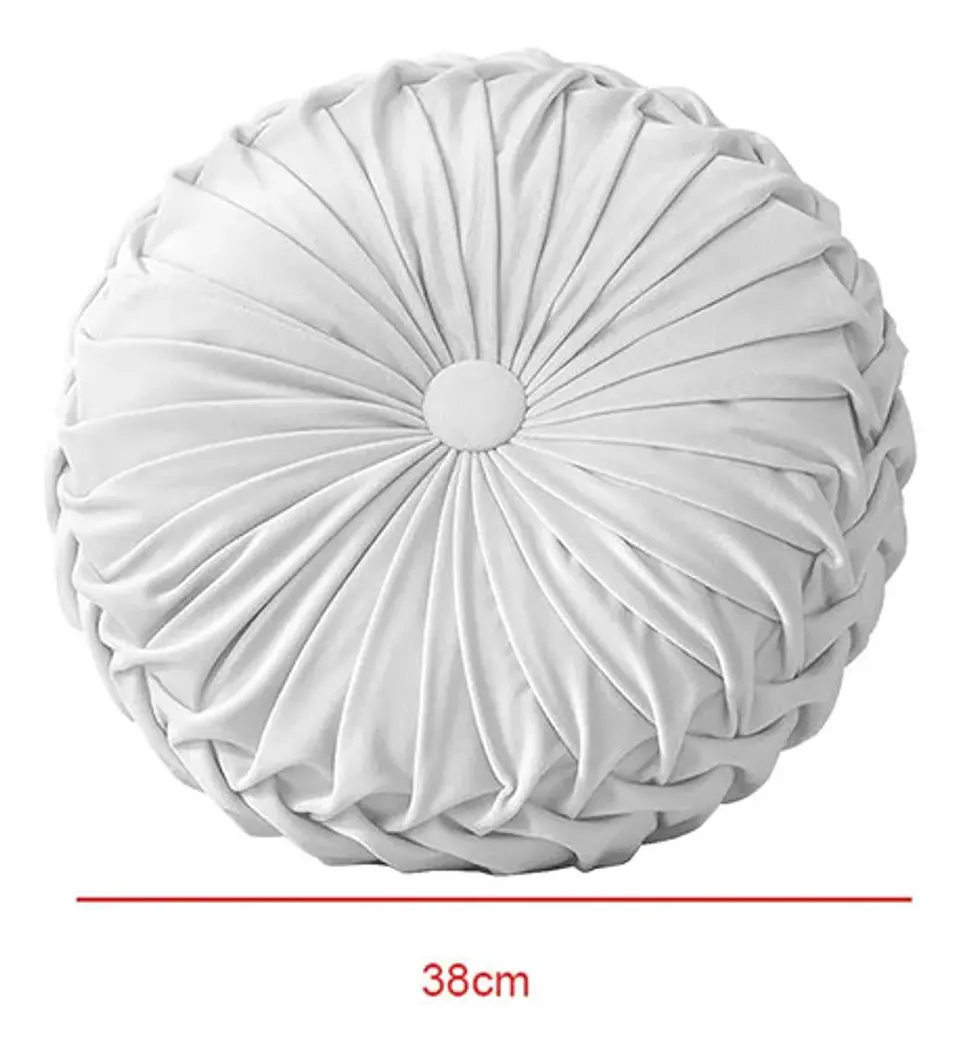 Cojín Redondo Velvet 38 Cm Decorativo 2 Unidades 3