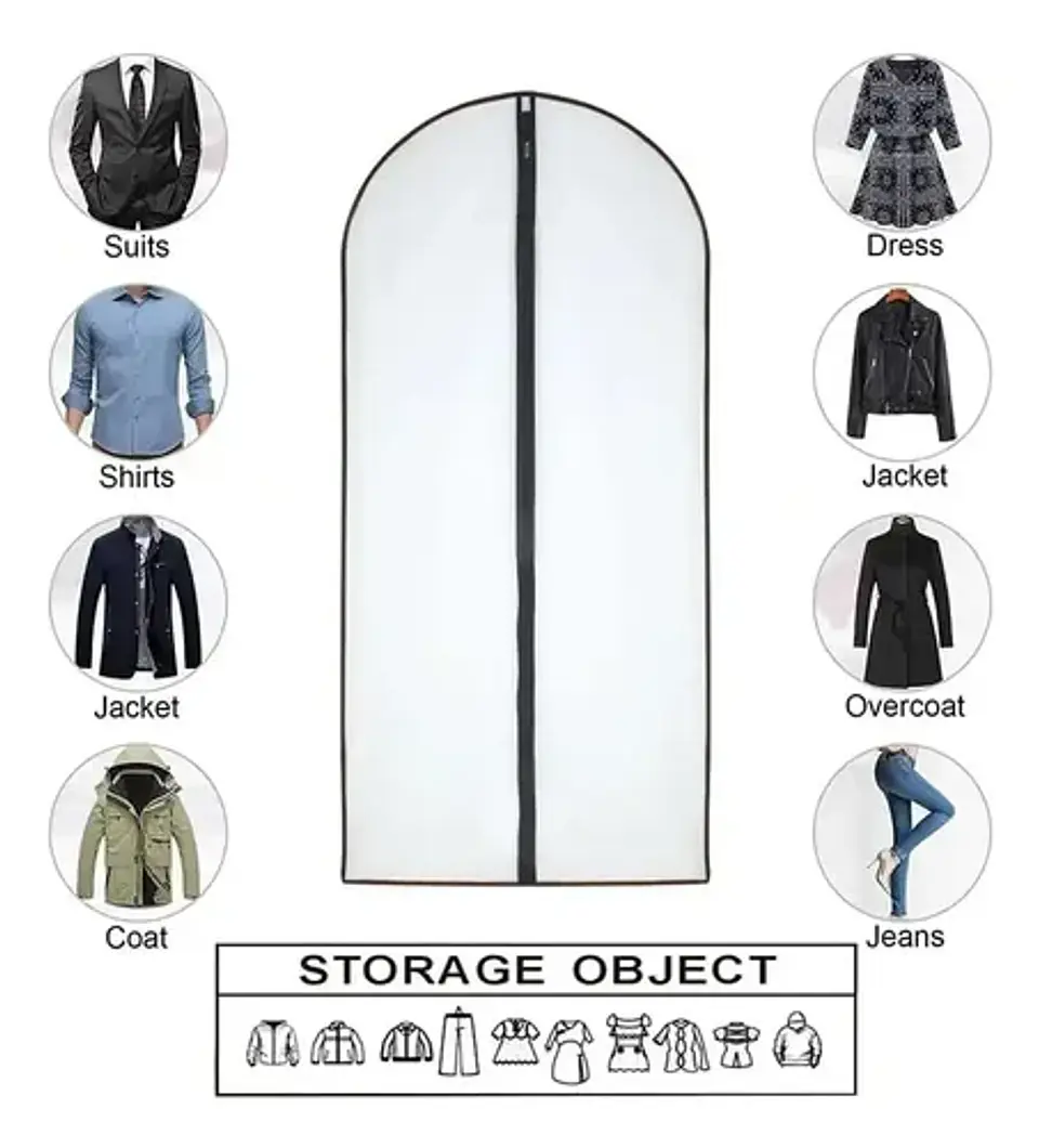Porta Terno Colgante Para Organizar Armarios 4 Unidades 9