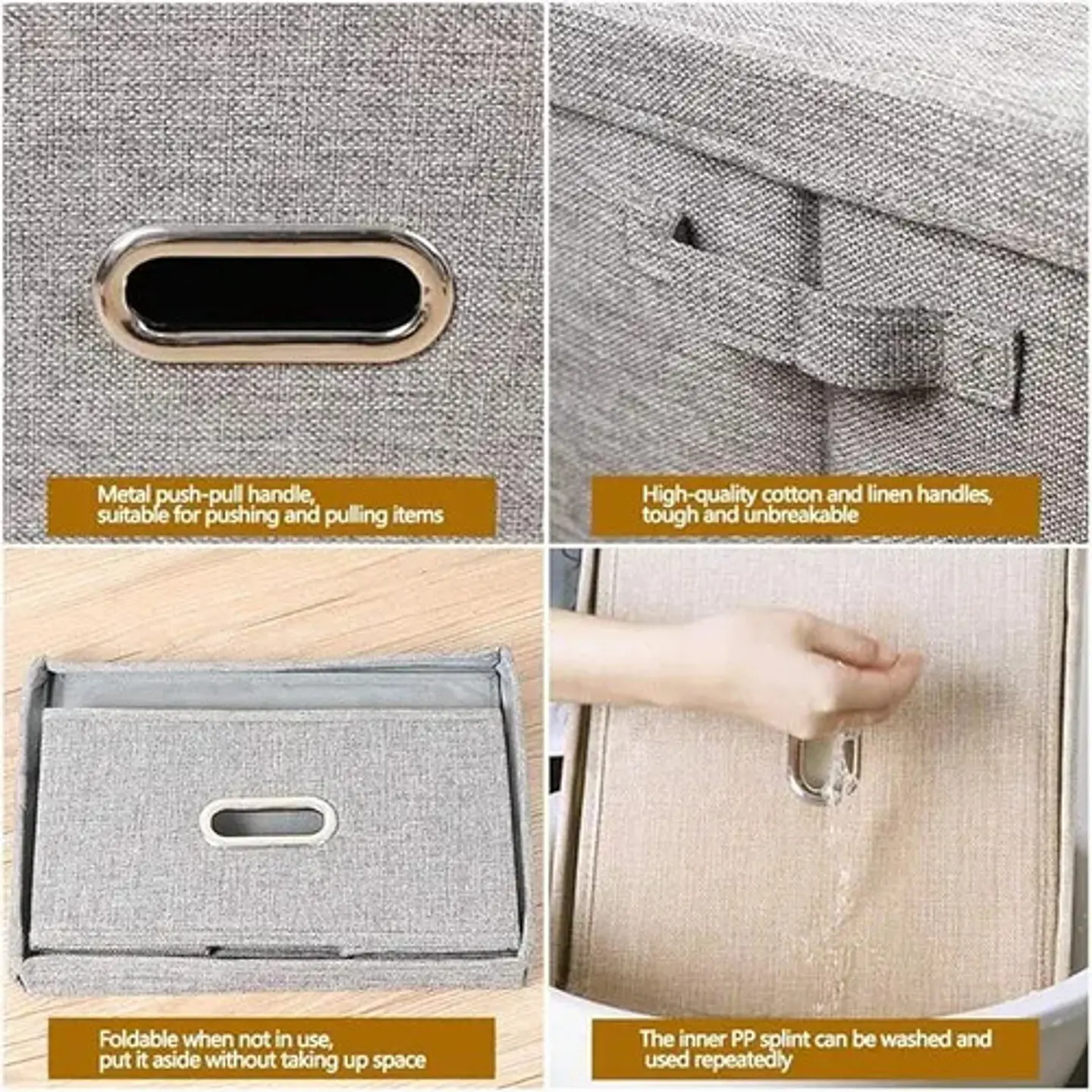 Caja De Almacenamiento Plegable Para Ropa Y Tejidos 7
