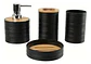 Set De Accesorios De Baño 6 Piezas De Bambu - Miniatura 2