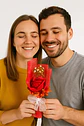 Rosas Eternas De Regalo, Flores De Jabon 25cm - Miniatura 1