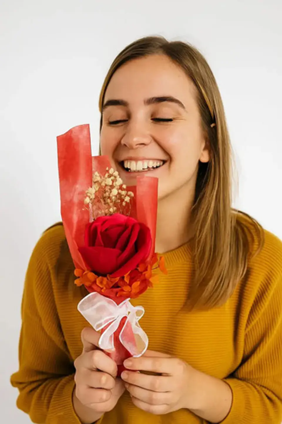 Rosas Eternas De Regalo, Flores De Jabon 25cm 2