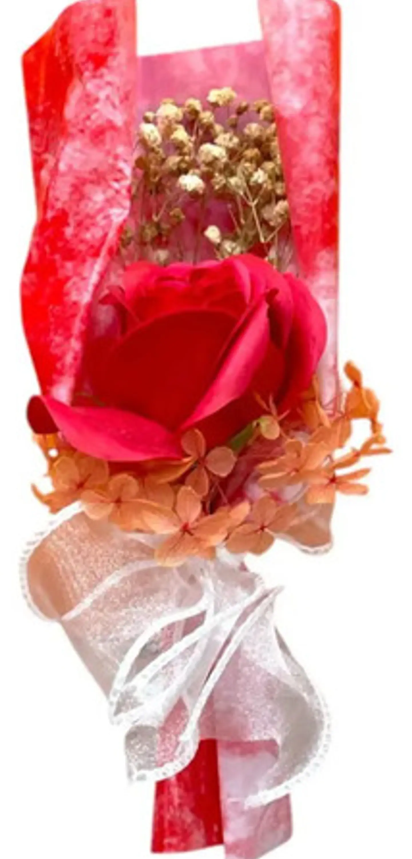 Rosas Eternas De Regalo, Flores De Jabon 25cm 3