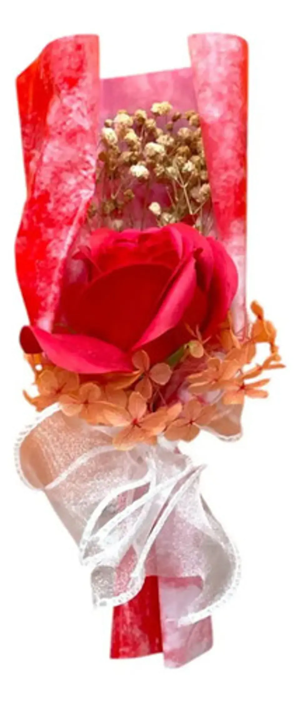 Rosas Eternas De Regalo, Flores De Jabon 25cm 3