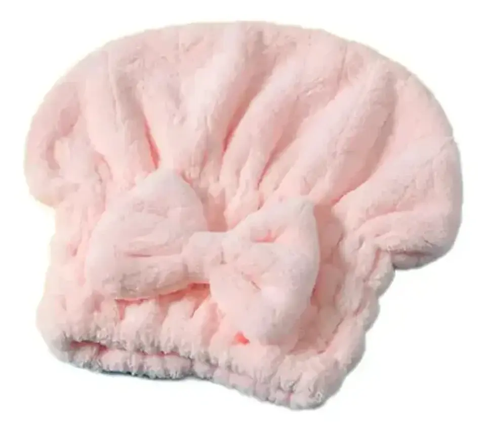 Gorro Toalla Microfibra Para Secar Cabello Ducha 5