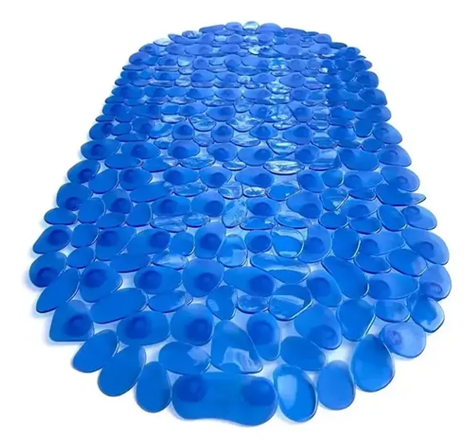 Alfombra Antideslizante De Bañera Larga Antihongos Cristal 3