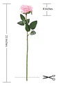 Rosa Artificial Para Regalo, Rosa Artificial  1 Unidad 50cm - Miniatura 6