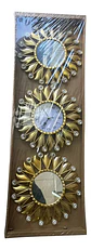 Set De Reloj + 2 Espejos Elegantes Dorado - Miniatura 4