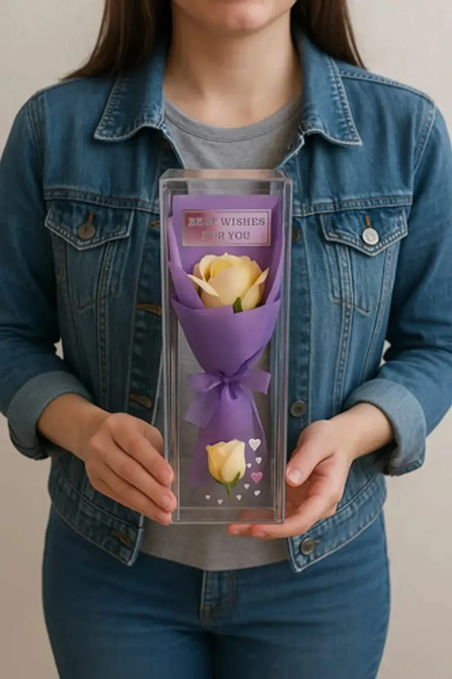Rosas Eternas De Regalo, Flores De Jabon 25cm 3