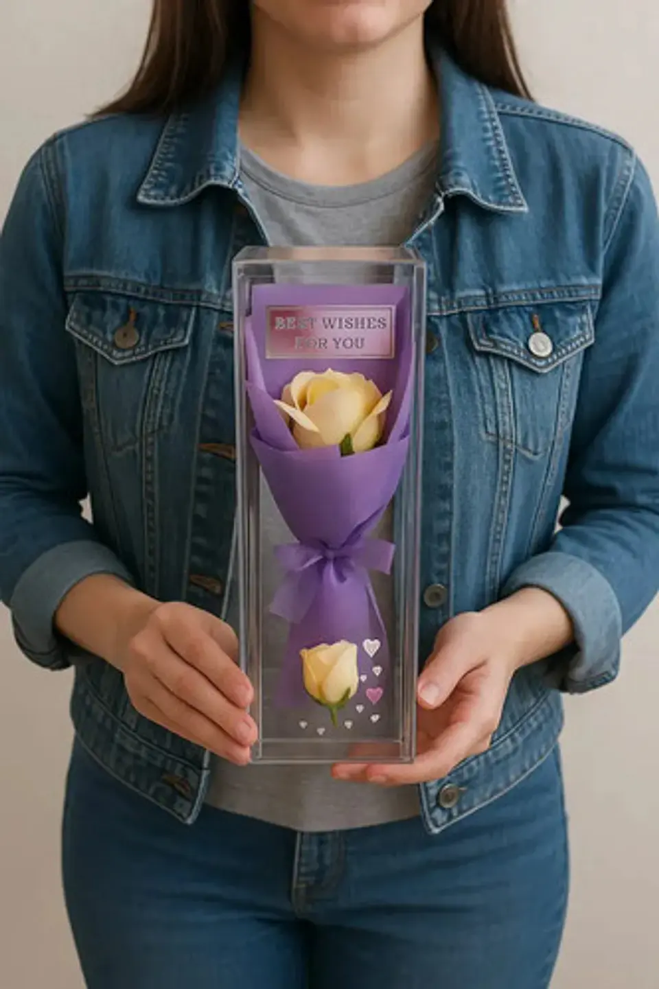 Rosas Eternas De Regalo, Flores De Jabon 25cm 3