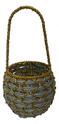 Canasto Decorativo Con Asas 30cm - Miniatura 3