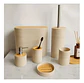 Set De Accesorios De Baño 6 Piezas De Bambu - Miniatura 3