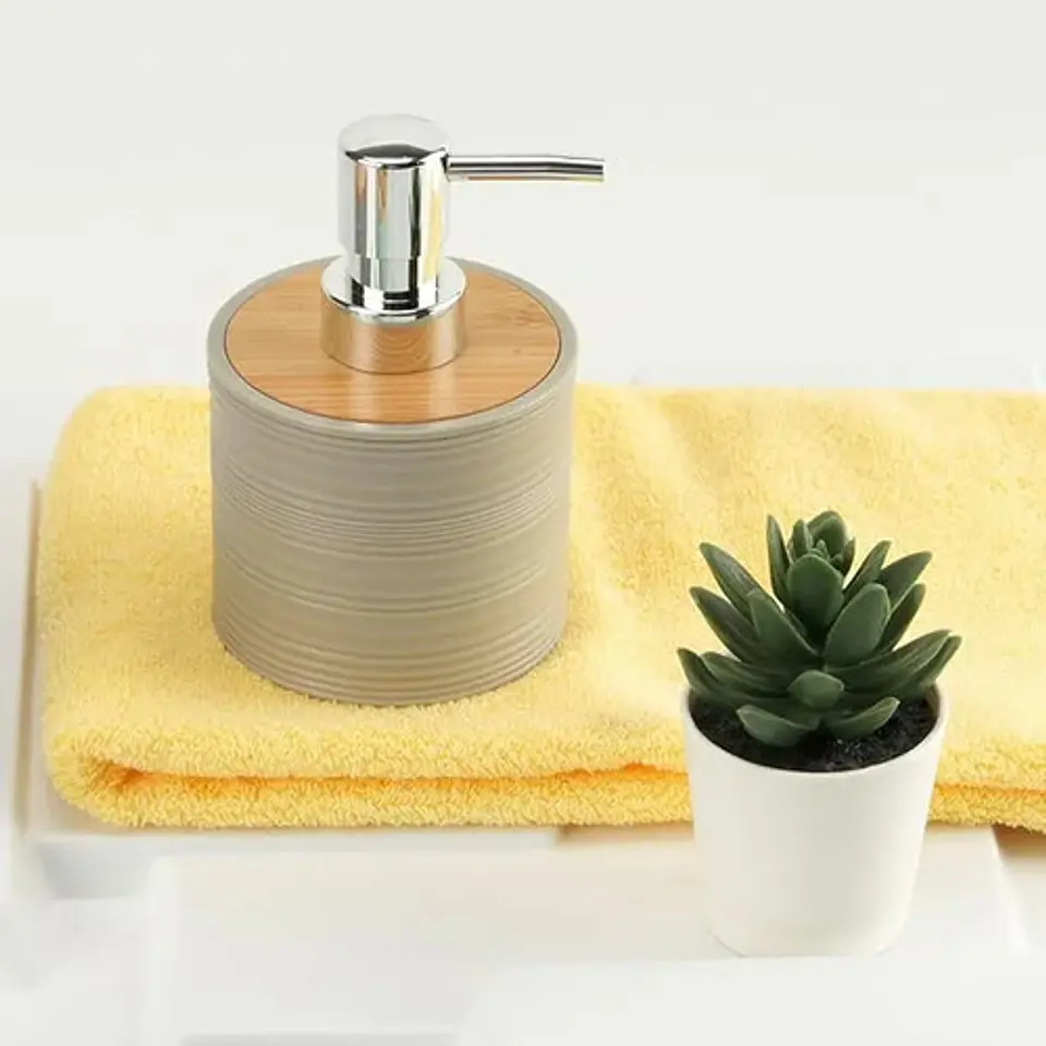 Set De Accesorios De Baño 6 Piezas De Bambu 4