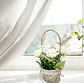 Flores Artificiales Con Maceta Decorativa Para Colgar - Miniatura 2