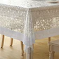Mantel De Mesa Rectangular Antimancha 152cmx228 Con Bordes - Miniatura 2