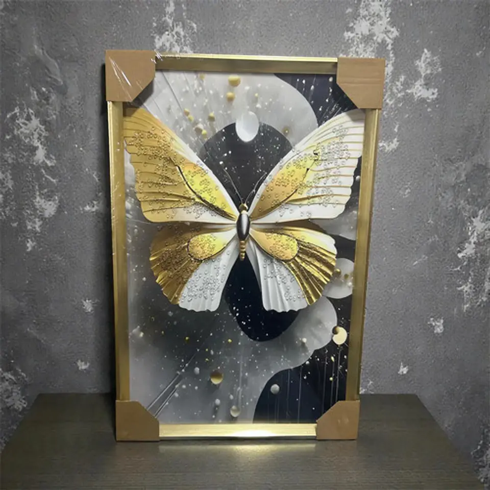 Cuadro Decorativo Con Marco Elegante Toque Sofisticado 1