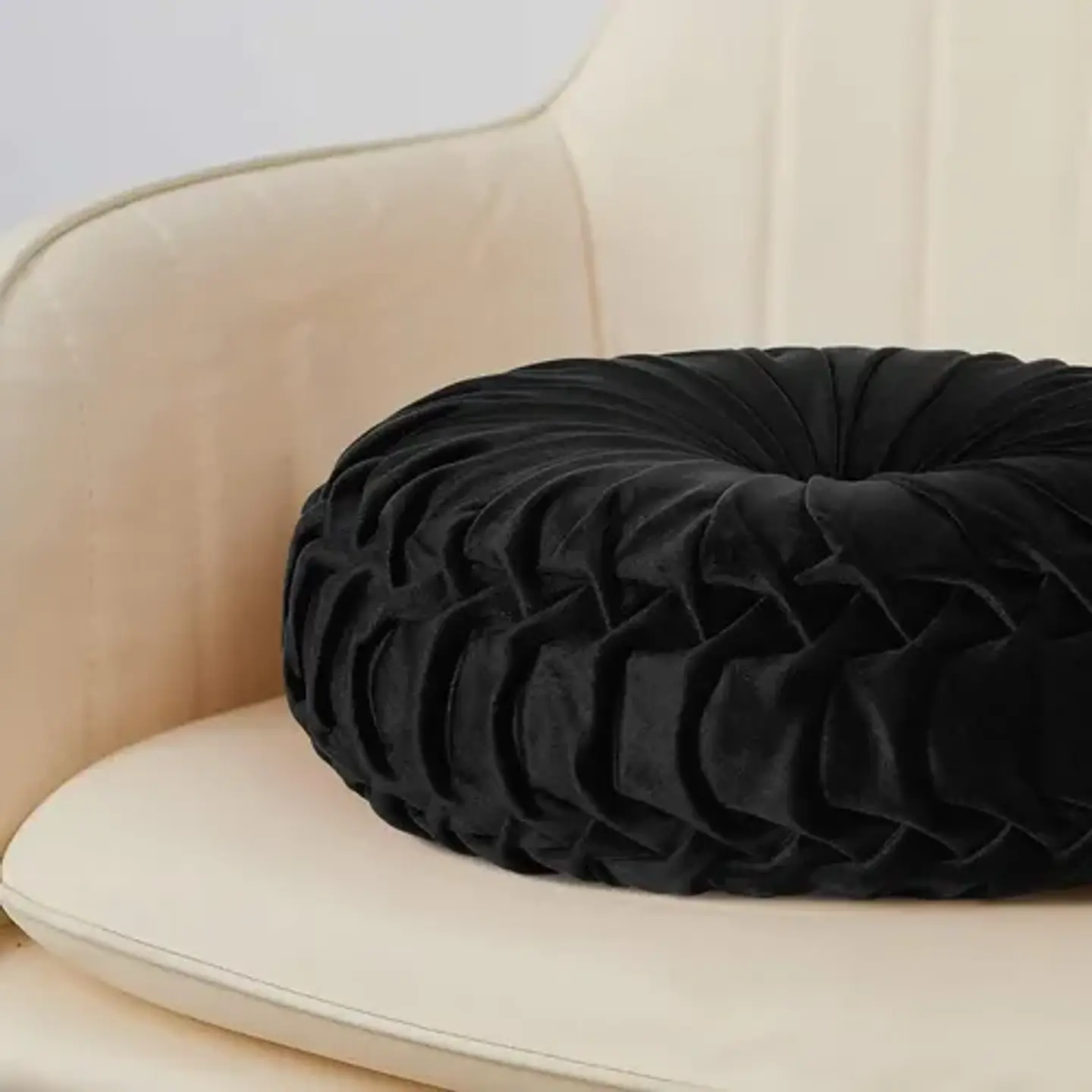 Cojín Redondo Velvet 38 Cm Decorativo 2 Unidades 4
