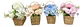 Plantas Artificiales En Macetas Decorativas - Miniatura 3