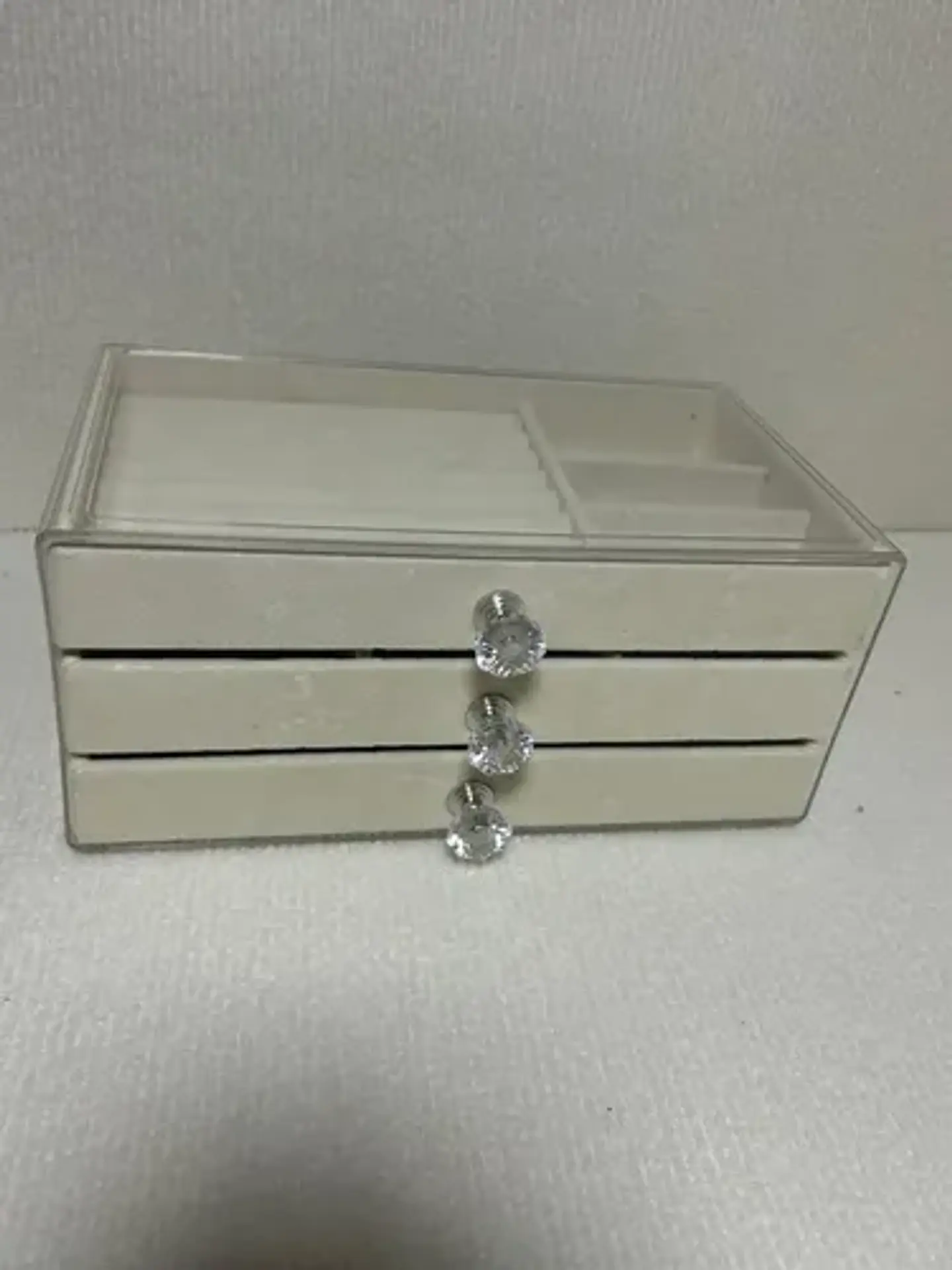 Joyero Caja Organizador Portátil Exhibidor De Joyas Acrilico 4