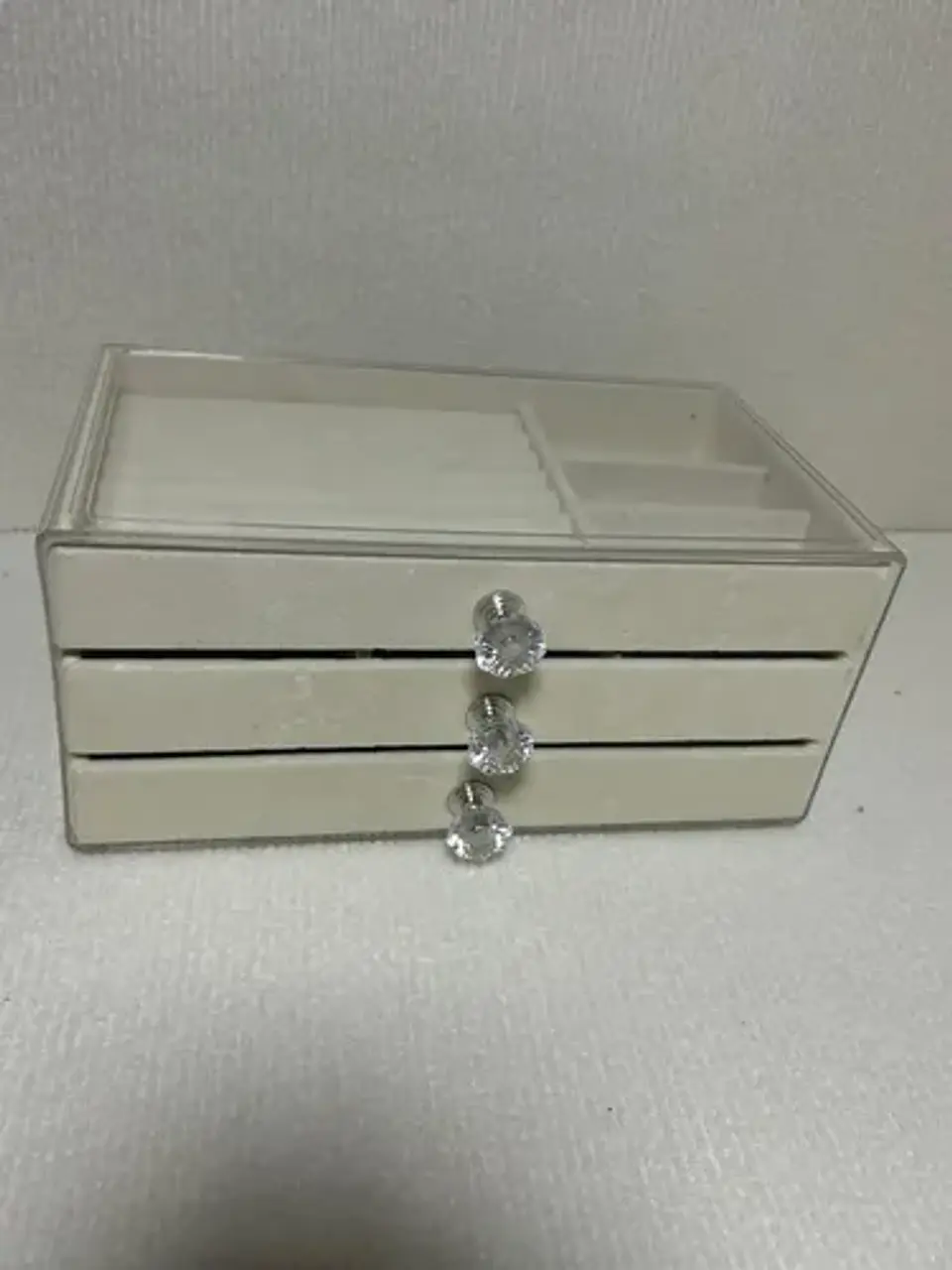 Joyero Caja Organizador Portátil Exhibidor De Joyas Acrilico 4