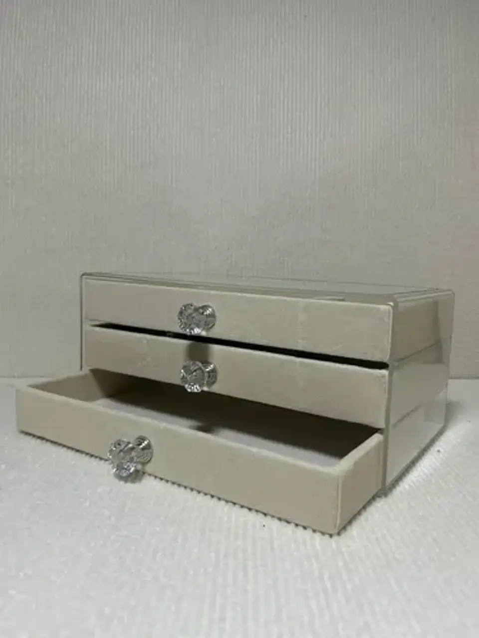 Joyero Caja Organizador Portátil Exhibidor De Joyas Acrilico 5
