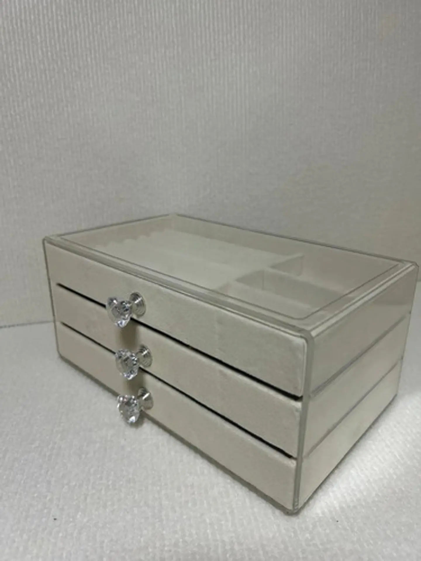 Joyero Caja Organizador Portátil Exhibidor De Joyas Acrilico 8