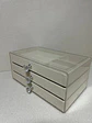 Joyero Caja Organizador Portátil Exhibidor De Joyas Acrilico - Miniatura 8