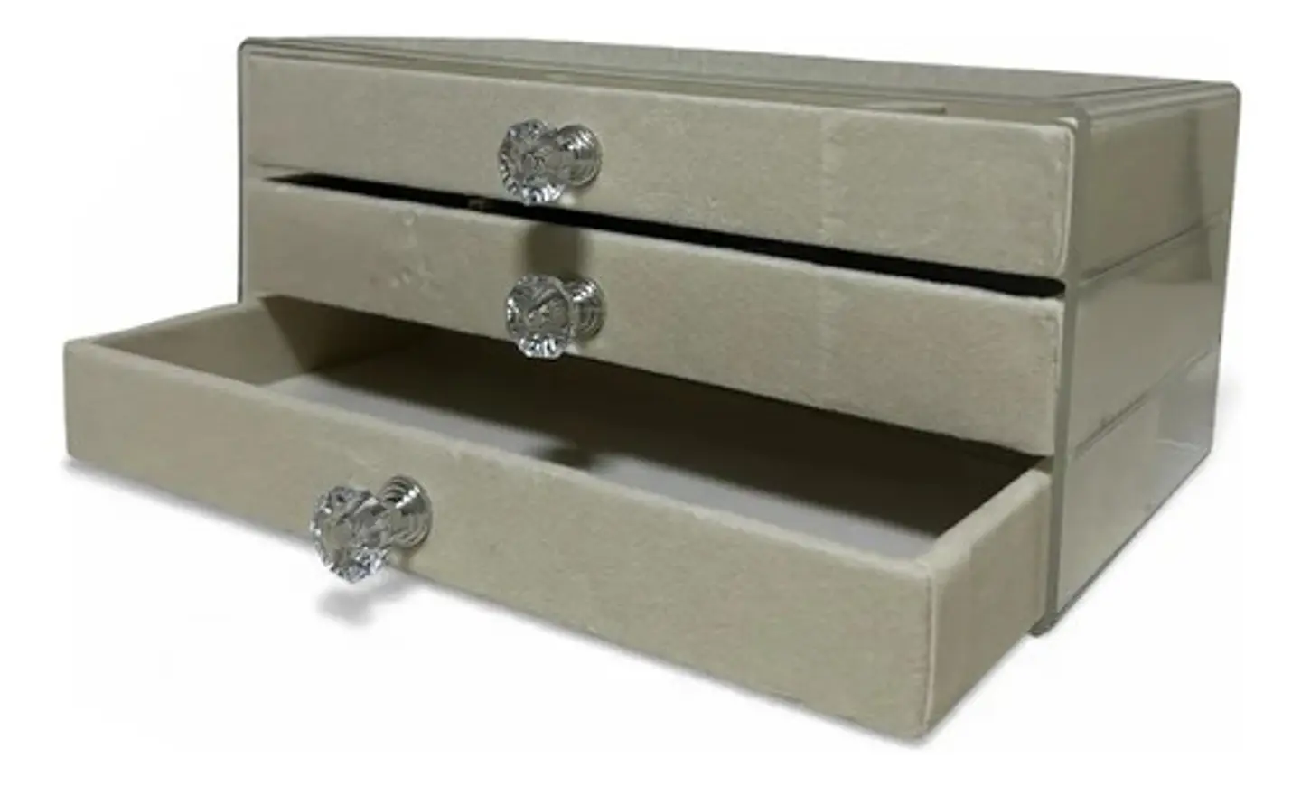 Joyero Caja Organizador Portátil Exhibidor De Joyas Acrilico 9