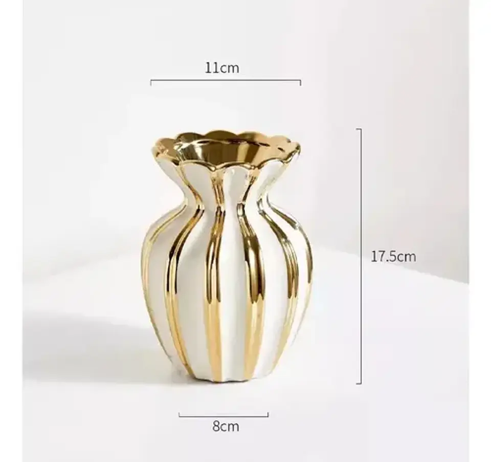 Jarron Decorativo Para Flores 17cm 3