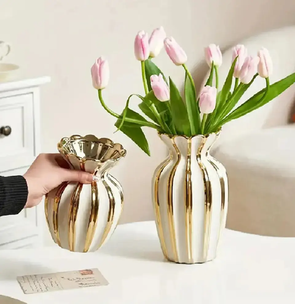 Jarron Decorativo Para Flores 17cm 4