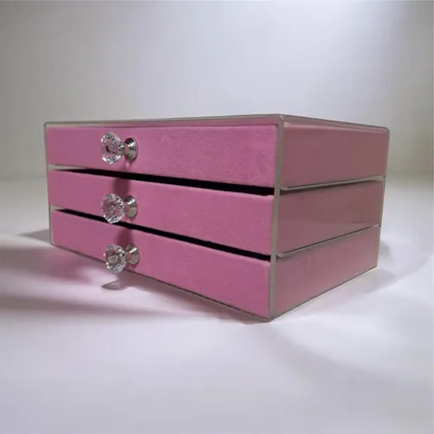 Joyero Caja Organizador Portátil Exhibidor De Joyas Acrilico 10