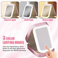 Estuche Cosmetico Con Espejo Bolso Maquillaje Luz Led - Miniatura 5