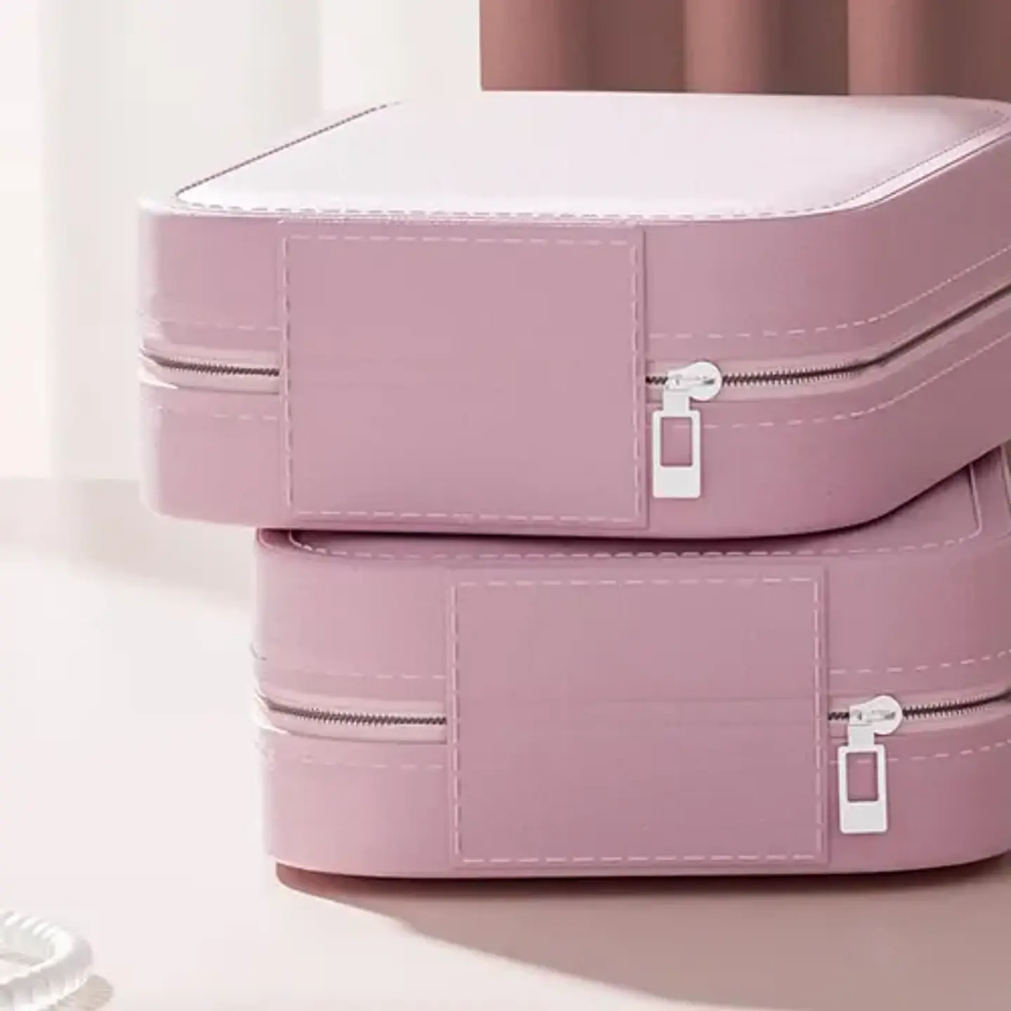 Estuche Cosmetico Con Espejo Bolso Maquillaje Luz Led 7