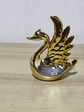 Escultura De Cisne Decorativo 16cm - Miniatura 1
