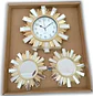 Set 3 Piezas Decorativas 32cm Reloj 23cm Espejos - Miniatura 5