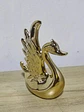 Escultura De Cisne Decorativo 13cm - Miniatura 2