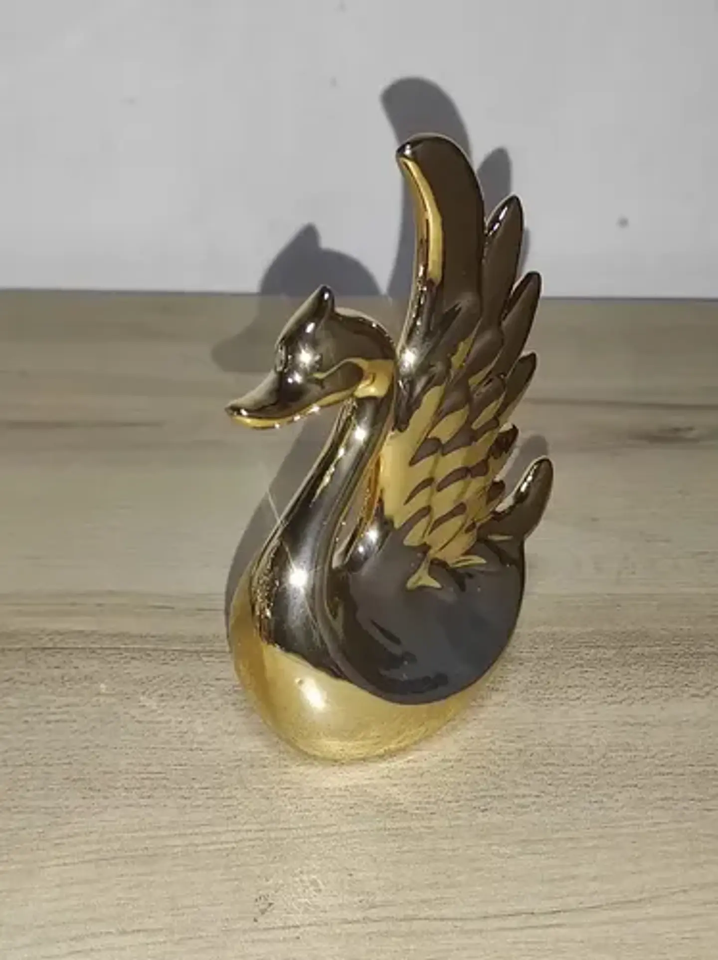Escultura De Cisne Decorativo 13cm 5