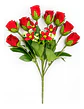 Rosas Decorativo Artificial Ramo Para Decoración 9 Unidades - Miniatura 3