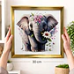 Cuadro Decorativo 3d  Y Marco Elegante Diseño Elefante - Miniatura 3