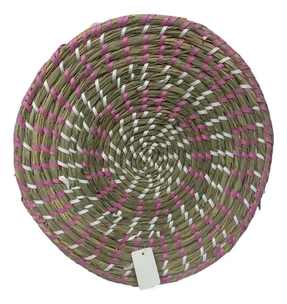 Pack 2 Individual Redondo Circular Entrelazado 35x35 1